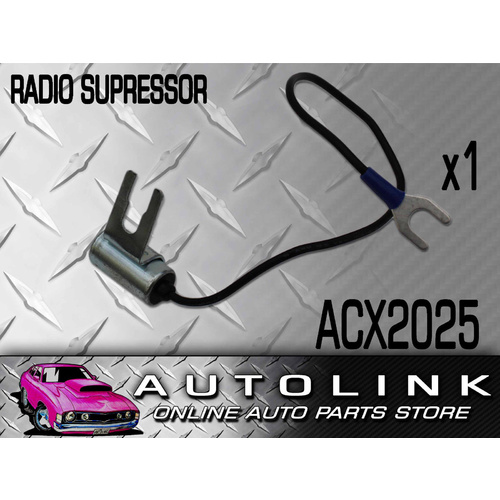 OEX ACX2025 Car 4WD Radio Suppressor Stop Amp Noise Condenser Stereo Speakers x1