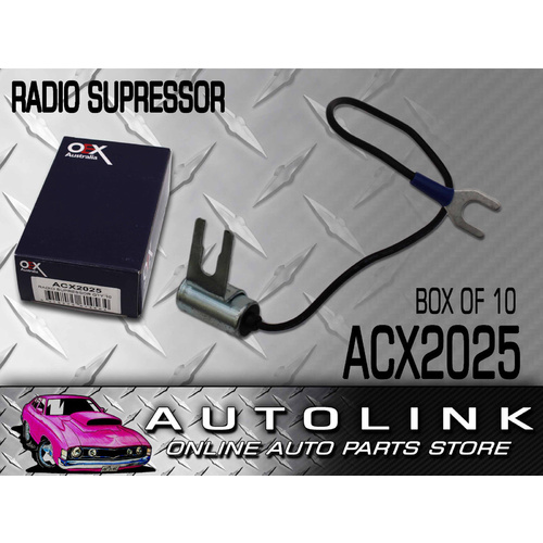Radio Interference Suppressor Reduces Electrical Noise from Charging Circuit X10