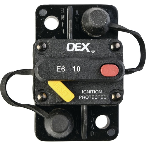 OEX ACX2080BL 10A Mini Manual Reset Circuit Breaker Type 3 Switchable