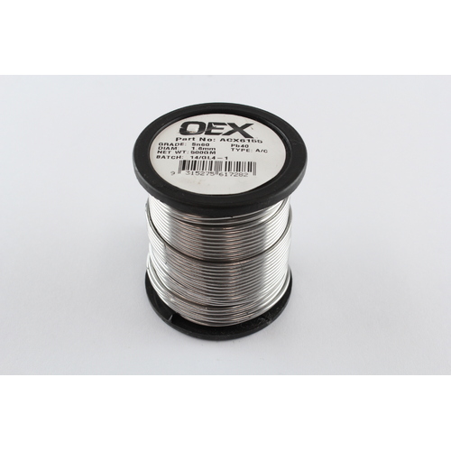 OEX ACX6155 Acid Core Solder Roll 1.6mm 40% Tin 60% Lead Old Older Cable 500g