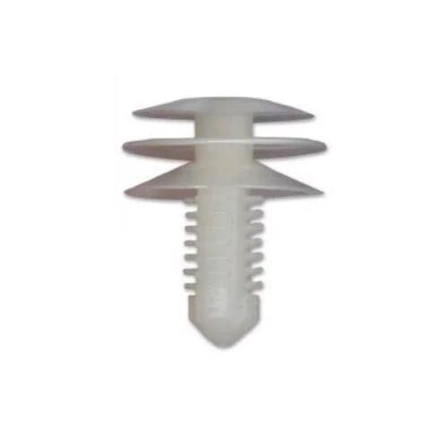 Nice AF009 Universal White Plastic Automotive Fastener Clip - Sold as x10