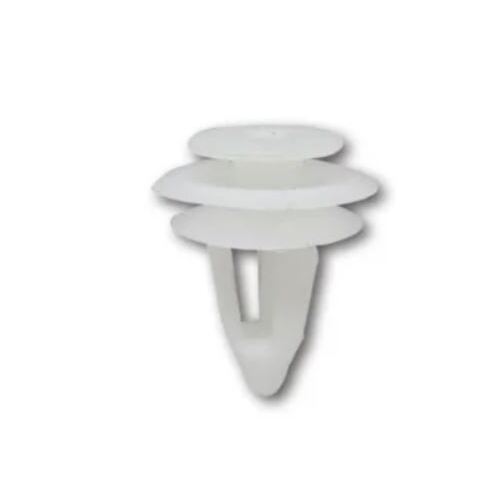 Nice AF016 Universal White Plastic Automotive Fastener Clip - Sold as x10