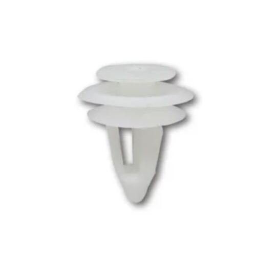 Nice AF016 Universal White Plastic Automotive Fastener Clip - Sold as Each