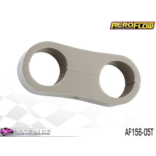 AEROFLOW BILLET ALLOY DUAL HOSE SEPARATOR TITANIUM FINISH 5/16" ID AF156-05T