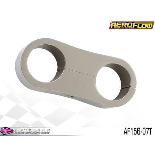AEROFLOW BILLET ALLOY DUAL HOSE SEPARATOR TITANIUM FINISH 7/16" ID AF156-07T