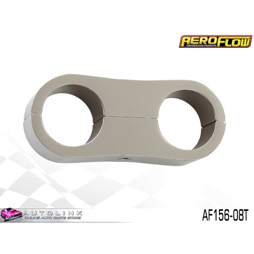 AEROFLOW BILLET ALLOY DUAL HOSE SEPARATOR TITANIUM FINISH 1/2" ID AF156-08T