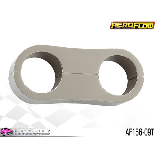 AEROFLOW BILLET ALLOY DUAL HOSE SEPARATOR TITANIUM FINISH 9/16" ID AF156-09T