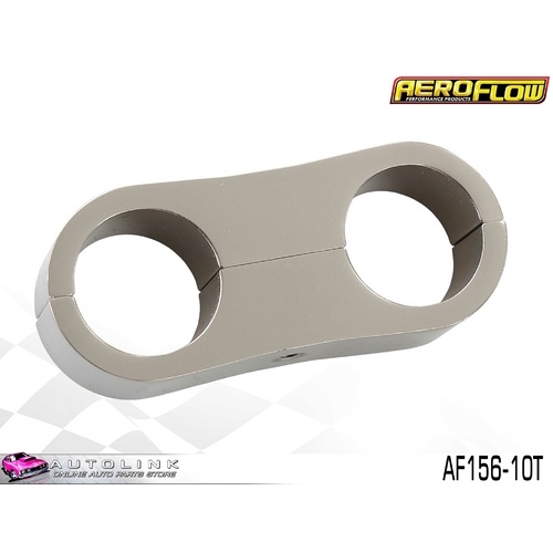 AEROFLOW BILLET ALLOY DUAL HOSE SEPARATOR TITANIUM FINISH 5/8" ID AF156-10T