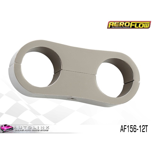 AEROFLOW BILLET ALLOY HOSE SEPARATOR TITANIUM FINISH 3/4" ID AF156-12T