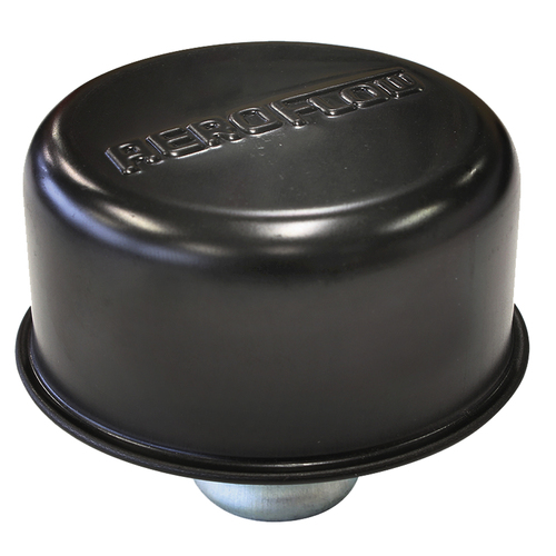 Aeroflow AF1822-7000 Black Valve Cover Breather Cap Push in No Spout