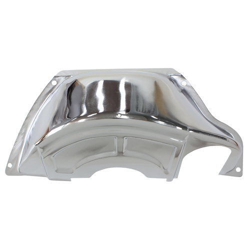 Aeroflow AF1827-3002 Chrome Dust Cover - GM Power Glide with Chev V8