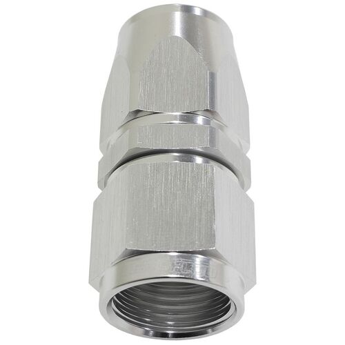 Aeroflow AF201-04DS 200 570 Series Straight Hose End -4 Silver for 200 250 Hose