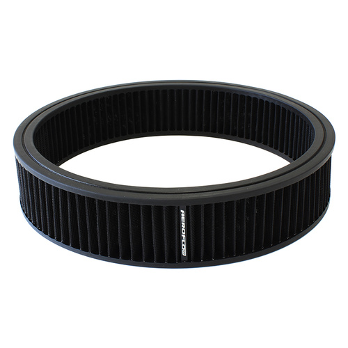 AEROFLOW AF2041-3740 WASHABLE BLACK AIR FILTER ELEMENT ROUND 14" x 2-1/4"