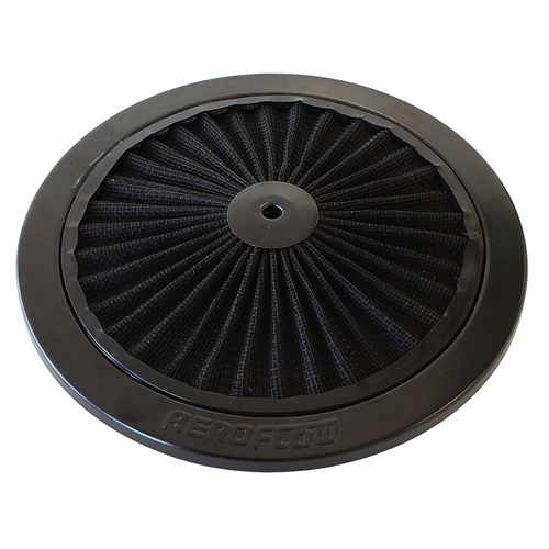 AEROFLOW AF2251-0901 BLACK 9" FULL FLOW WASHABLE AIR FILTER TOP LID PLATE