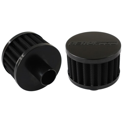 Aeroflow AF2271-1170 Breather Cap Black Push In Style For 1" Dia Grommet