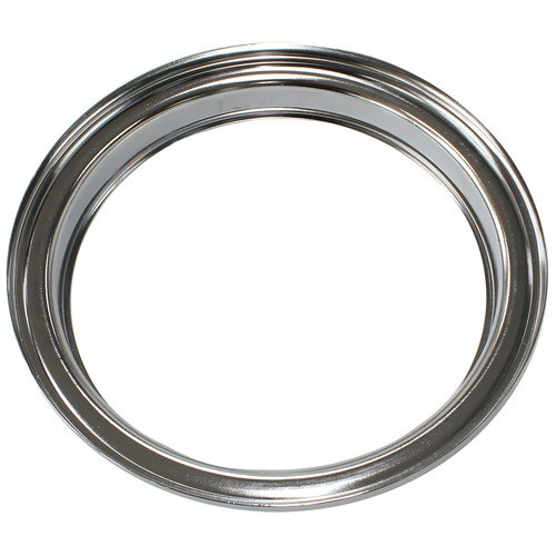 AEROFLOW AF2851-0955 CHROME 9" AIR CLEANER STEEL FLAT BASE PLATE FOR DOMINATOR