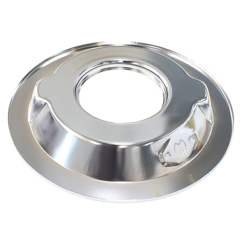 AEROFLOW AF2851-1411 CHROME 14" AIR CLEANER FILTER STEEL RECESSED DROP BASE PLATE
