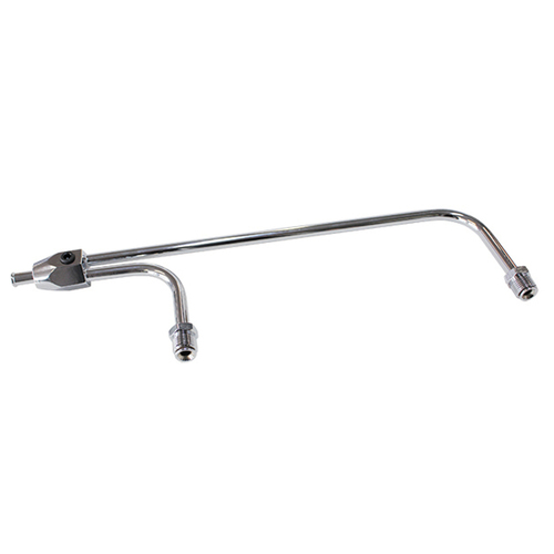 Aeroflow AF30-4160 Chrome Steel Holley Fuel Line for Holley Vac Secondary Carb
