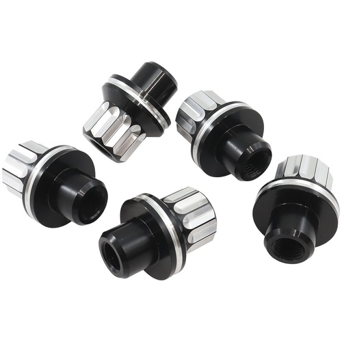 Aeroflow AF3311-6000 Billet Wheel Nuts 7/16-20" Shank Open Aluminium 12 Point