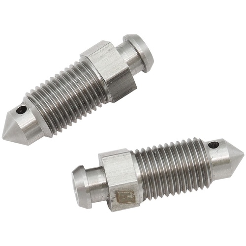 Aeroflow AF333-03 Stainless Steel 304 Brake Bleed Nipples 3/8-24" - Pair