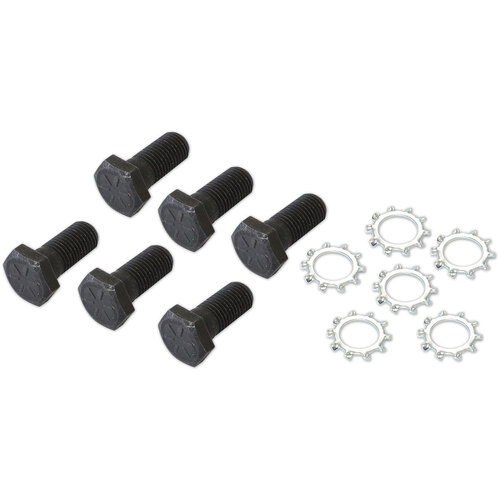 Aeroflow 7/16-20" Flywheel Bolts 1" UHL Hex Head 6 Pack for Chev Ford Holden V8