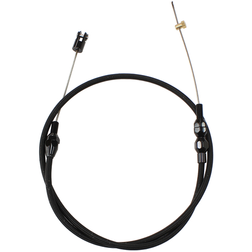 AEROFLOW AF42-1101LS1BLK BLACK STAINLESS ACCELERATOR CABLE FOR GM LS SERIES V8