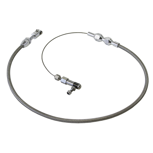 AEROFLOW AF42-1102 STAINLESS STEEL THROTTLE CABLE - 48" LENGTH - WITH FITTINGS