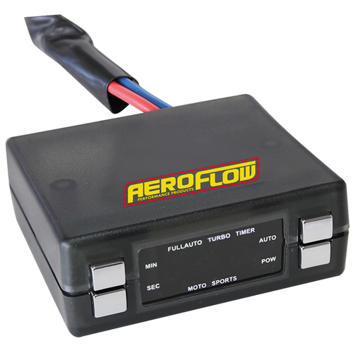 AEROFLOW AF49-1025 12V BLACK MINI TURBO TIMER WITH MEMORY