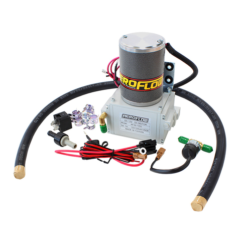 Aeroflow AF49-1050 Electric Vacuum Pump Kit 12 Volt Twin Piston
