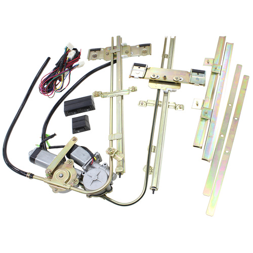 Aeroflow AF49-1600 Universal Electric Power Window Kit with Switches & Wiring