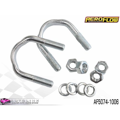 AEROFLOW DIFF UNIVERSAL JOINT FORGED U-BOLT KIT FOR 1-1/8" CAP AF5074-1006