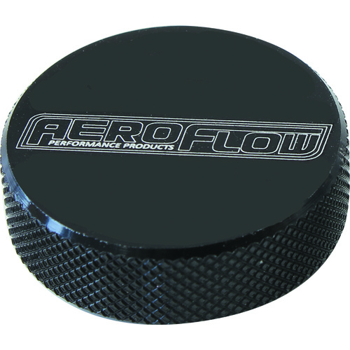 AEROFLOW AF55-1006BLK BLACK BILLET AIR CLEANER NUT 5/16" UNC