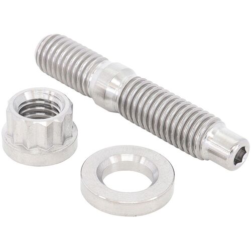 Aeroflow AF55-2000 M8 x 1.25mm Titanium Stud Nut and Washer Kit x1