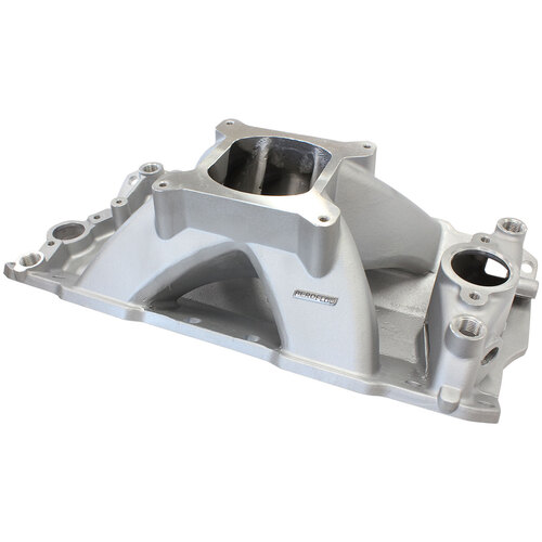 Aeroflow AF6001-1000 Hi-Rise Single Plane Intake Manifold Non EGR For SBC Chev 