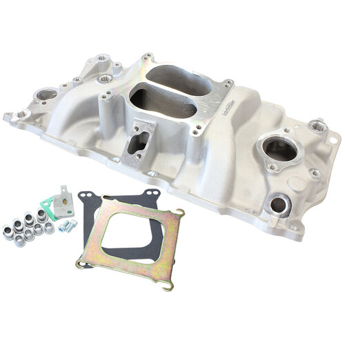 Aeroflow AF6011-1000 Dual Plane Intake Manifold with EGR For SBC 262-400