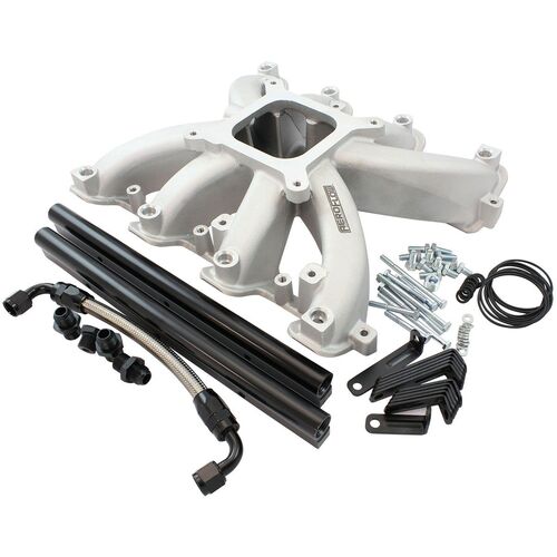 Aeroflow AF6050-6000 LS3 V8 Rectangle Street Single EFI Intake Manifold Kit