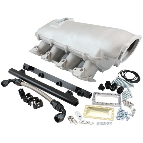 Aeroflow AF6063-6000 GM LS Rectangle Port Low Rise EFI Modular Intake Manifold
