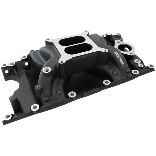 Aeroflow AF6210-3005 Black Air Gap Intake Manifold For Chrysler V8 318 340 360