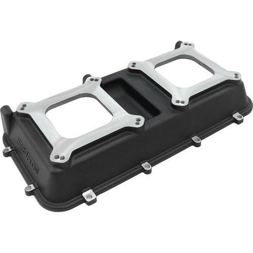 Aeroflow AF6285-0000 Top Plate Dual Carburettor for Modular Intake Manifolds BLK