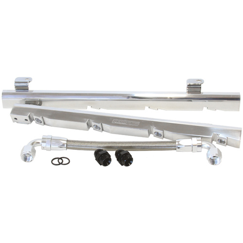 AEROFLOW AF64-2008P POLISHED BILLET EFI FUEL RAIL FOR HOLDEN 304 - 355 EFI V8