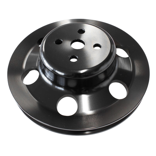 Aeroflow AF64-2023 Black Billet Water Pump Pulley For Ford 302 351 Cleveland