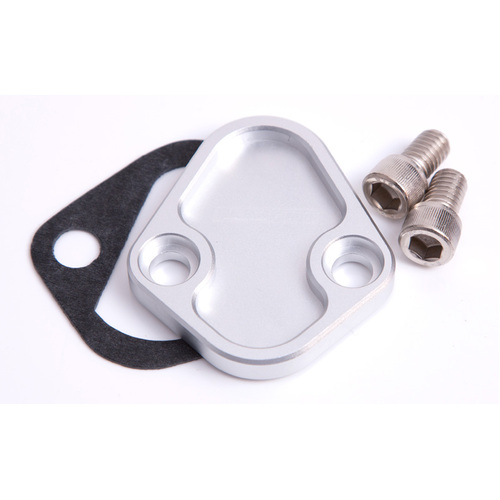 Aeroflow Billet Fuel Pump Block Off Plate for Chrysler Big Block Small Block V8