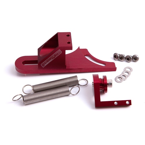 Aeroflow AF64-2031R Billet Return Spring Assembly 4150 Style Red for AF64-2026R
