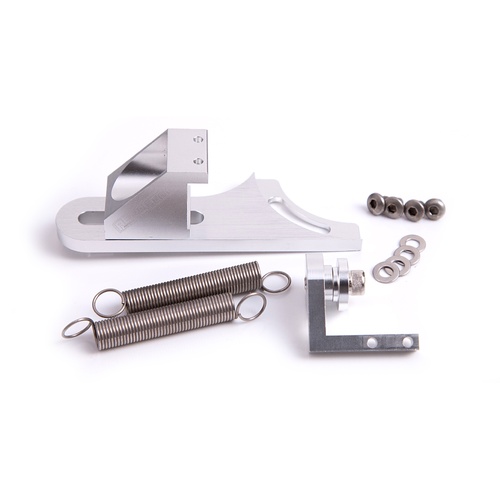 Aeroflow AF64-2031S Billet Return Spring Assembly 4150 Style Silver - AF64-2026S