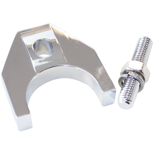 AEROFLOW CHROME BILLET DISTRIBUTOR HOLD DOWN CLAMP FOR ALL CHEV V8 AF64-2032C