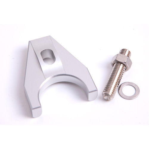 AEROFLOW SILVER BILLET DISTRIBUTOR HOLD DOWN CLAMP FOR ALL CHEV V8 AF64-2032S