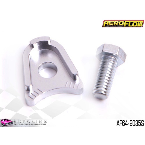 AEROFLOW SILVER BILLET DISTRIBUTOR CLAMP FORD V8 CLEVELAND & WINDSOR AF64-2035S