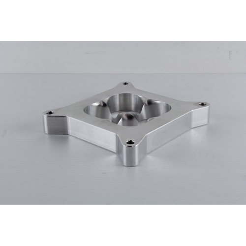 Aeroflow 1 in. Tapered High Velocity Carburettor Spacer 4 Barrel Billet Finish