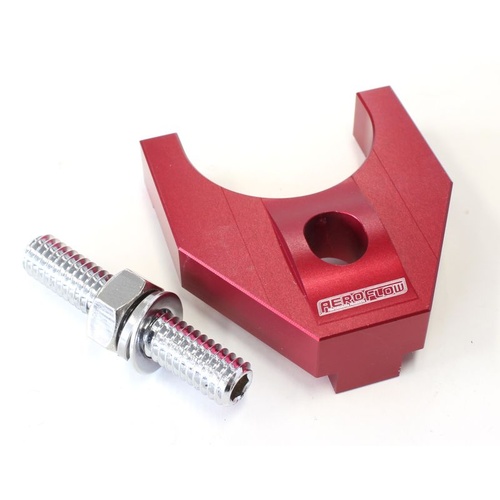 AEROFLOW AF64-2093R RED BILLET DISTRIBUTOR CLAMP FORD V8 CLEVELAND & WINDSOR
