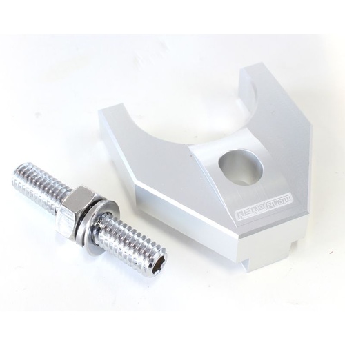 AEROFLOW AF64-2093S BILLET DISTRIBUTOR HOLD DOWN FORD WINDSOR CLEVELAND SILVER